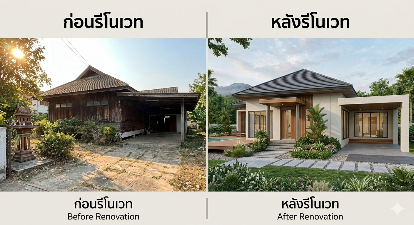 รีโนเวทบ้านเก่า